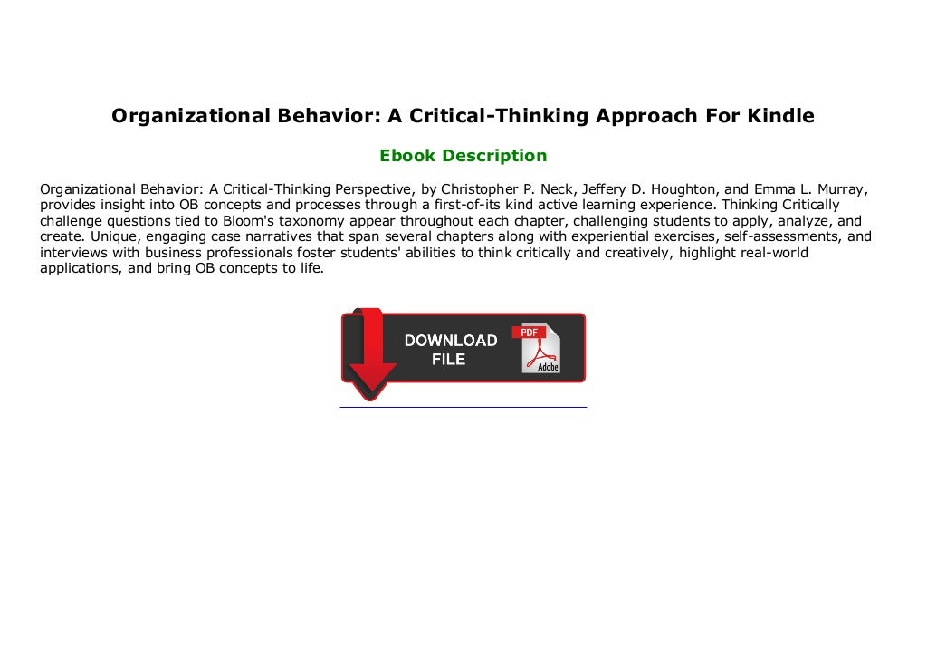Ab105 organizational behavior critical thinking 04 picture