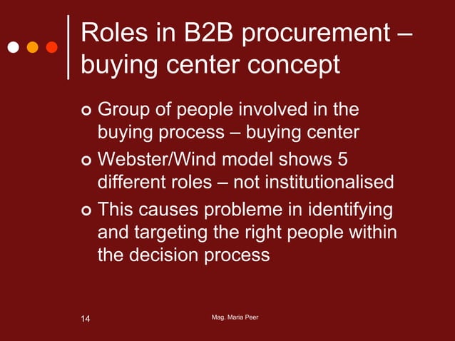 Organizational Buying Behavior Pptx