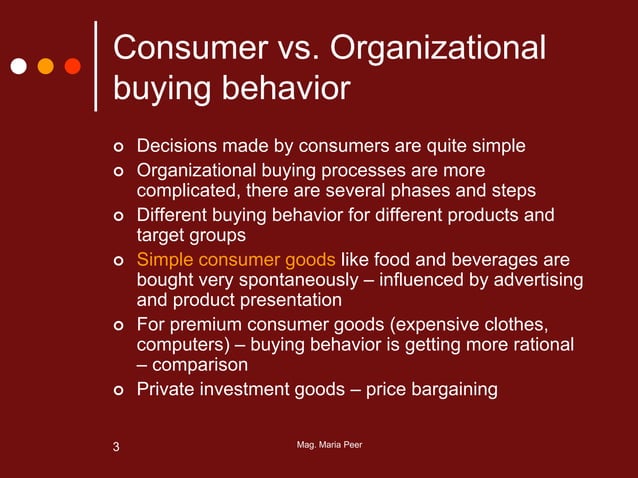 Organizational Buying Behavior Pptx