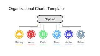 Mercury Venus Earth Mars Jupiter Saturn
Organizational Charts Template
Neptune
 