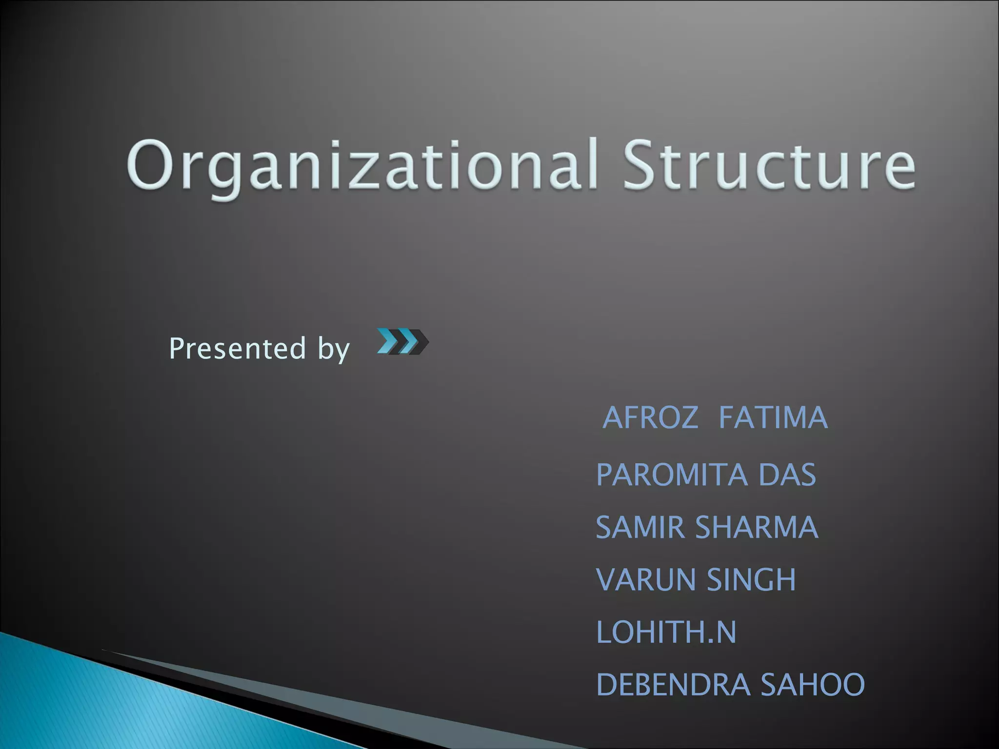 Organizational Structure | PPT