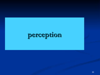 perception 
