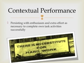 Performance Task Contextual Management Contextual Performance | PPT