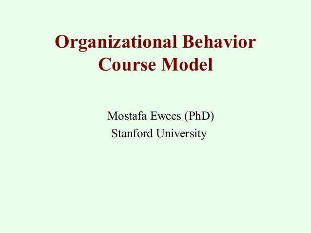 phd organizational behavior stanford