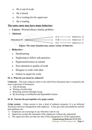 Organizational behavior final exam | PDF