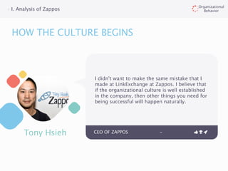 [Organizational Behavior] Zappos | PDF