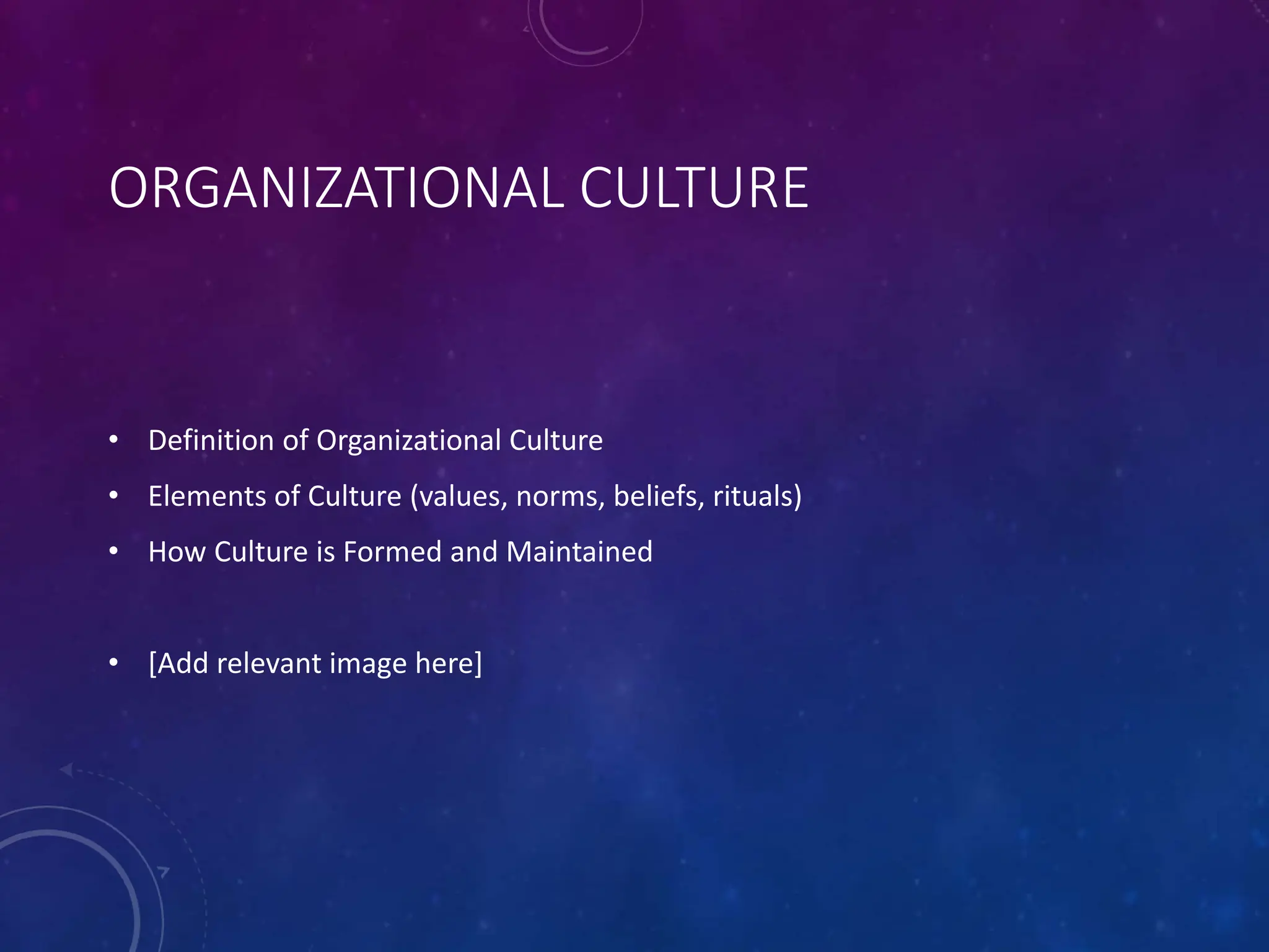 Organizational Behavior Presentation No Images Pptx