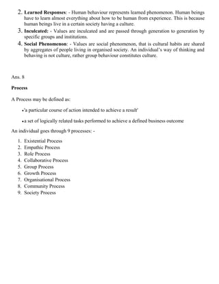 Social Learning Theory: - It combines and integrates both behaviouristic and cognitive concepts. It points that learning can also take place via modeling. Modeling process involves observational learning. Learning does not result from discrete stimulus-response-consequence connections. Instead, learning can take place through imitating others. 