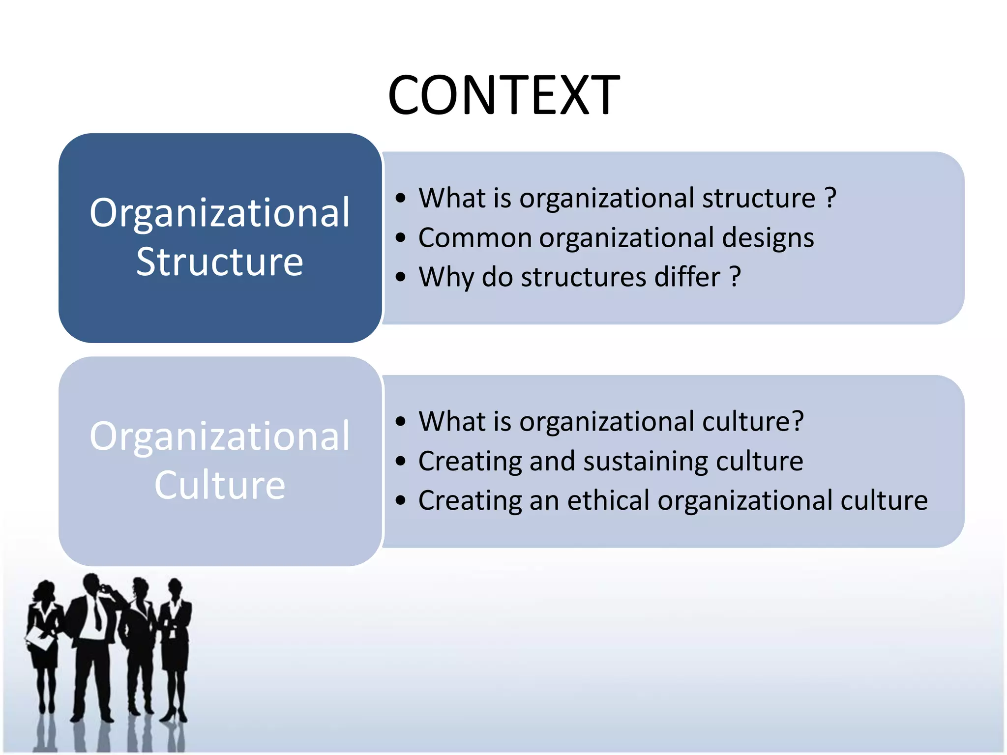 Organizational Structure and Culture | PDF