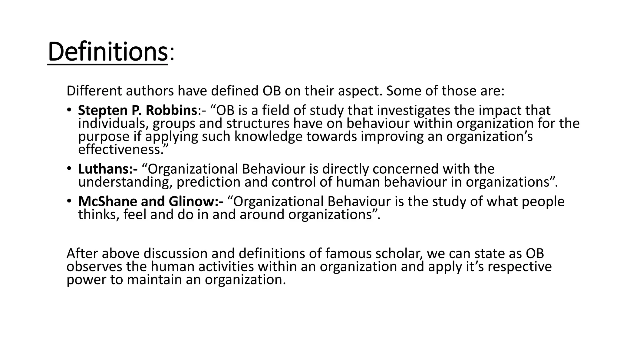 Photo inspiration: Fresh Look at Concept Of Organizational Behaviour
