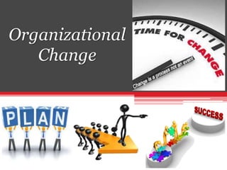 Organizational
Change
 