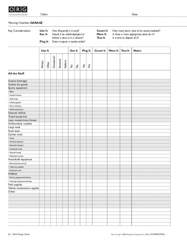 Organizing the Garage with this Checklist - NJ Custom Garage Builder