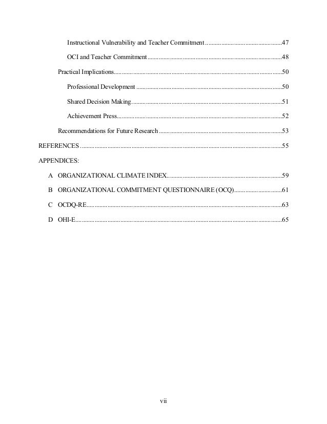 Literature review on organisational climate