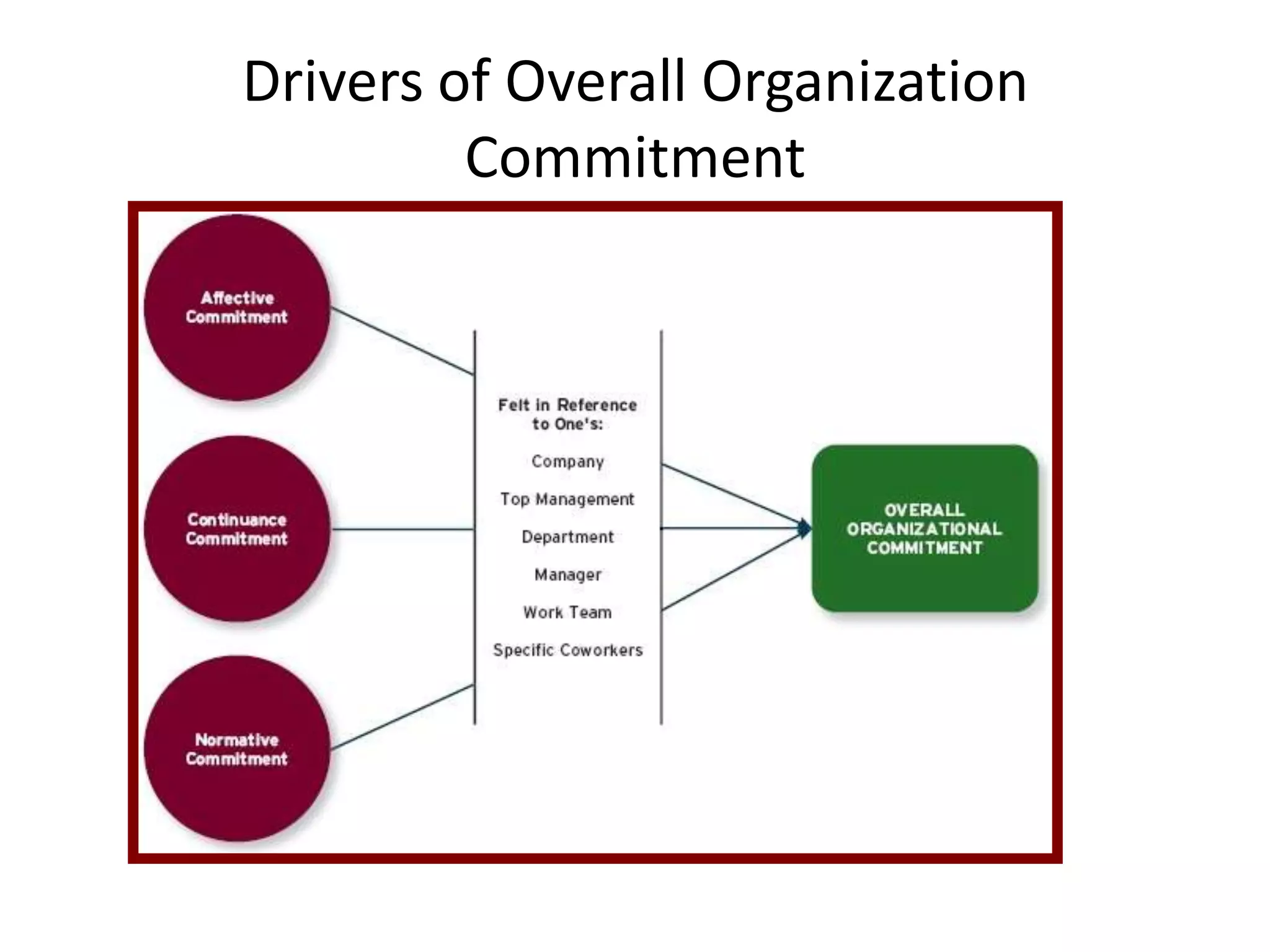 Drivers of Overall Organization
         Commitment
 