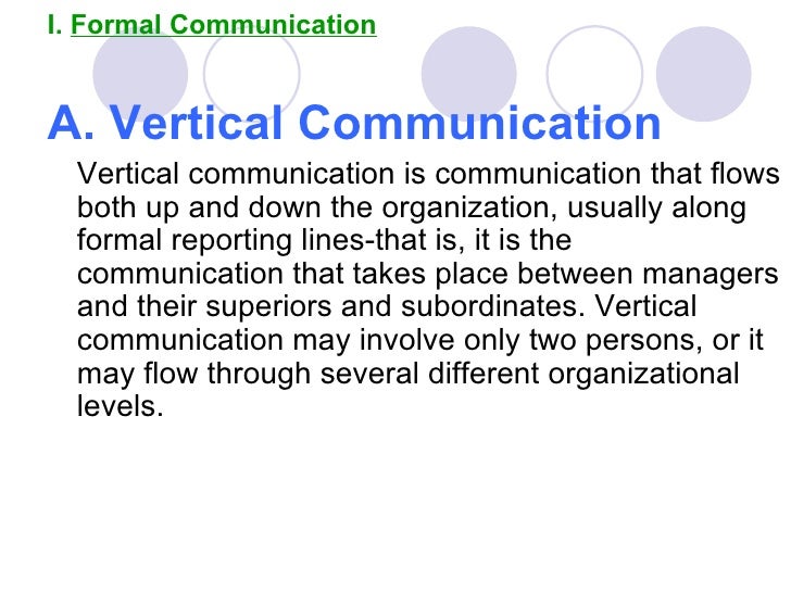 vertical communication