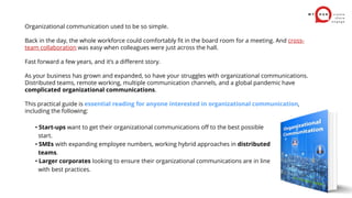 Organizational Communication Guide 2021