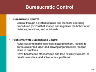 Organizational Control and Change | PPT
