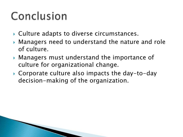 Master thesis organizational culture ppt