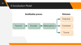 A Socialization Model
15
 