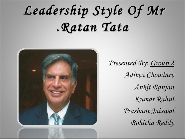 Ratan Tata Ratan Tata