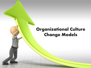 Organizational Culture
   Change Models
 