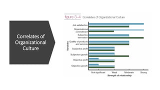 Correlates of
Organizational
Culture
 