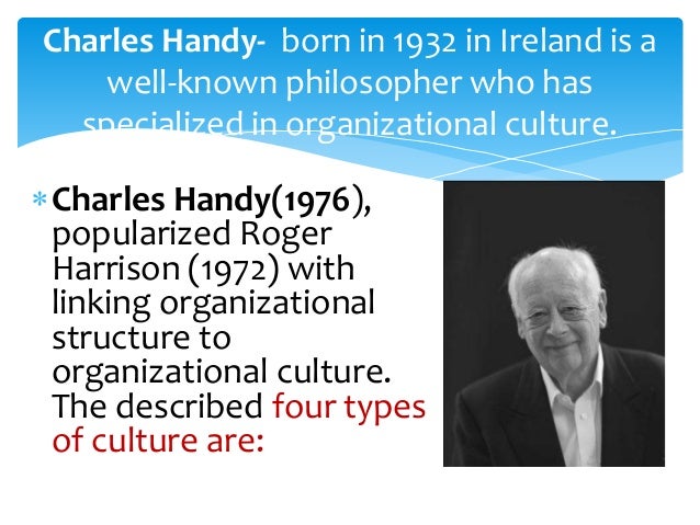 charles handy culture types