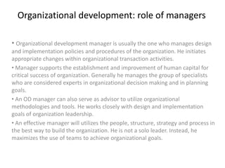Organizational development (1)