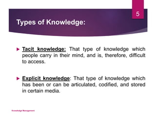 Organizational development (Knowledge management) | PPTX