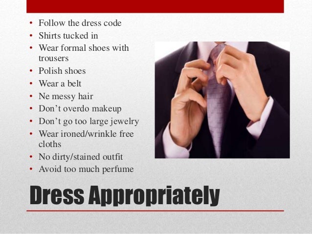 Organizational etiquette