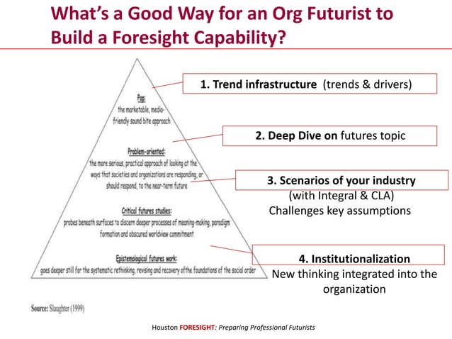 An Organizational Futurist for Integrating Foresight into Organizations ...