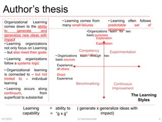 Organizational Learning Capability | PPTX