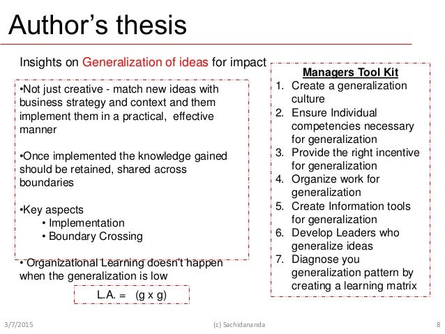 Dissertation organizational learning