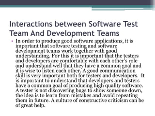 Organizational responsibilities and test automation | PPTX