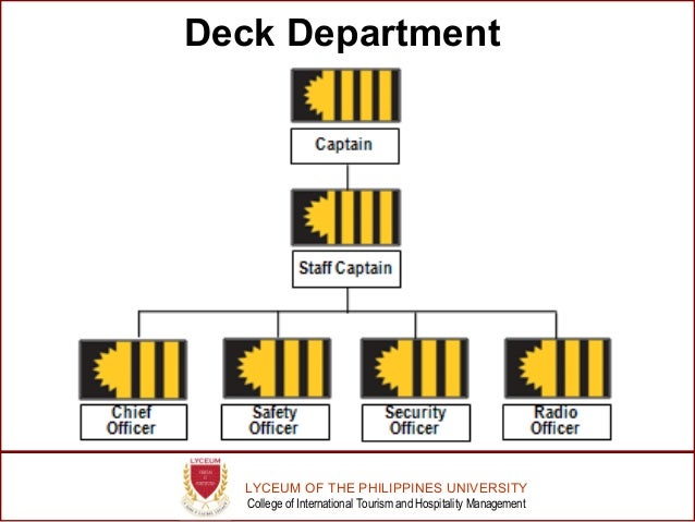 Organizational Chart Cruise Ship