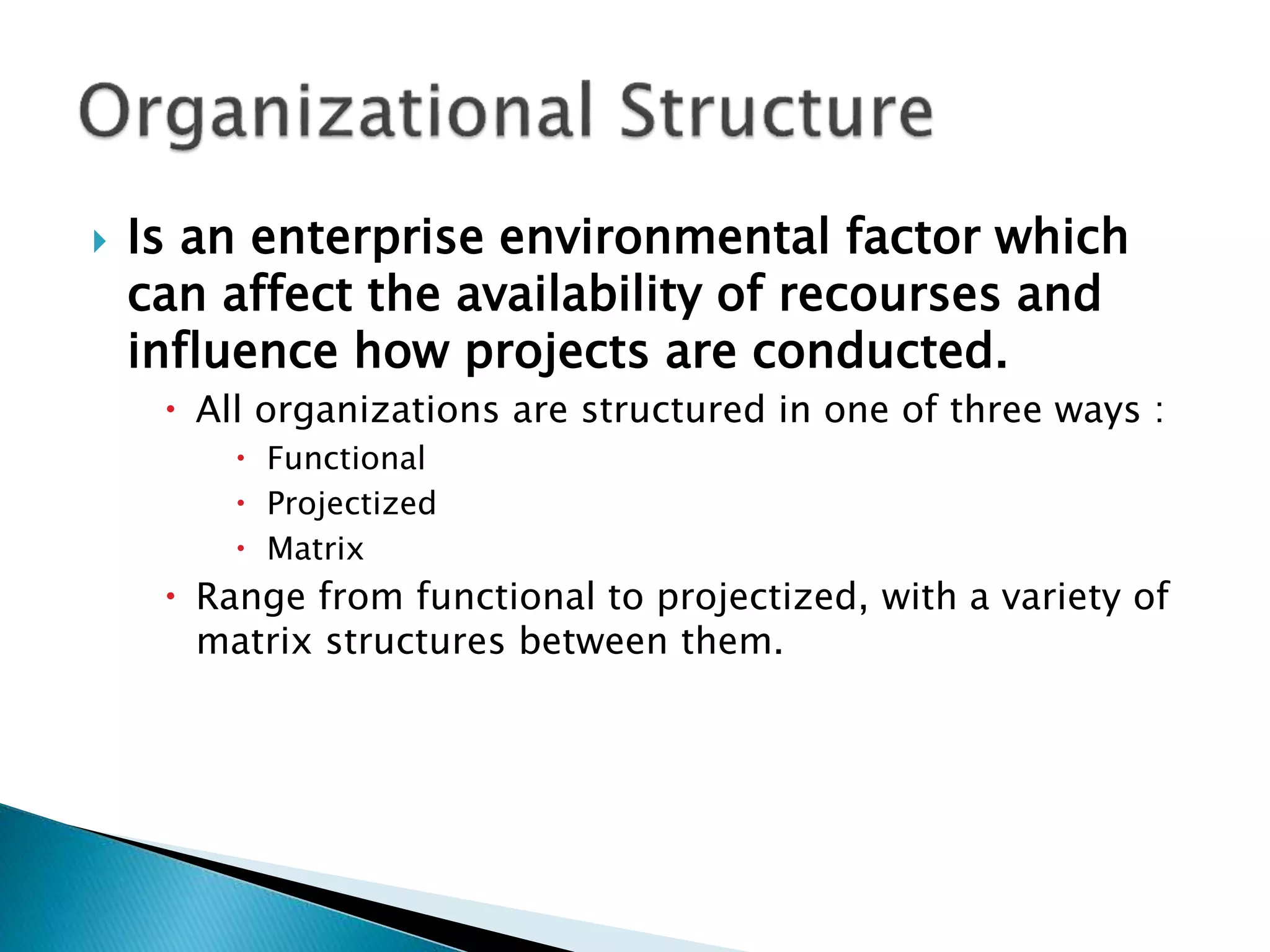 Functional Matrix Projectized Organizational structure | PPTX
