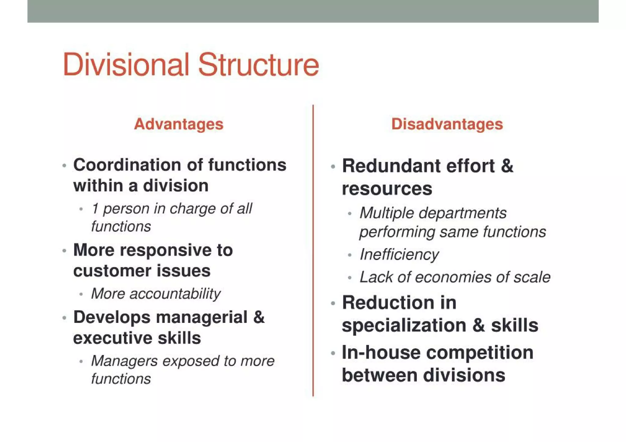 Organizational Structure