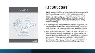 Flay Structure Organizational Structure Running A Successful Business | PDF