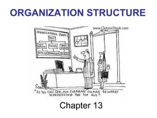 Chapter 13 ORGANIZATION STRUCTURE 