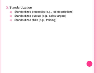 Standardised Structure Organizational structure defined (2) | PPTX