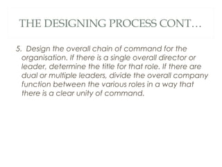 Organizational structure design | PPT