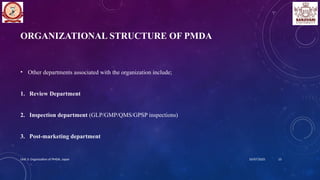 Pmda Inspection Organizational structure of the Regulatory body in Japan (PMDA).pptx