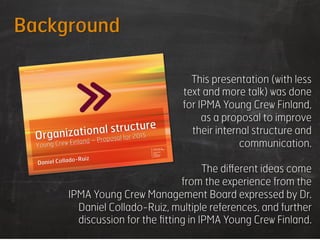 Sponsors and Project Managers - An organizational structure proposal