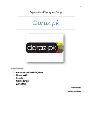 Daraz PK - Business Model