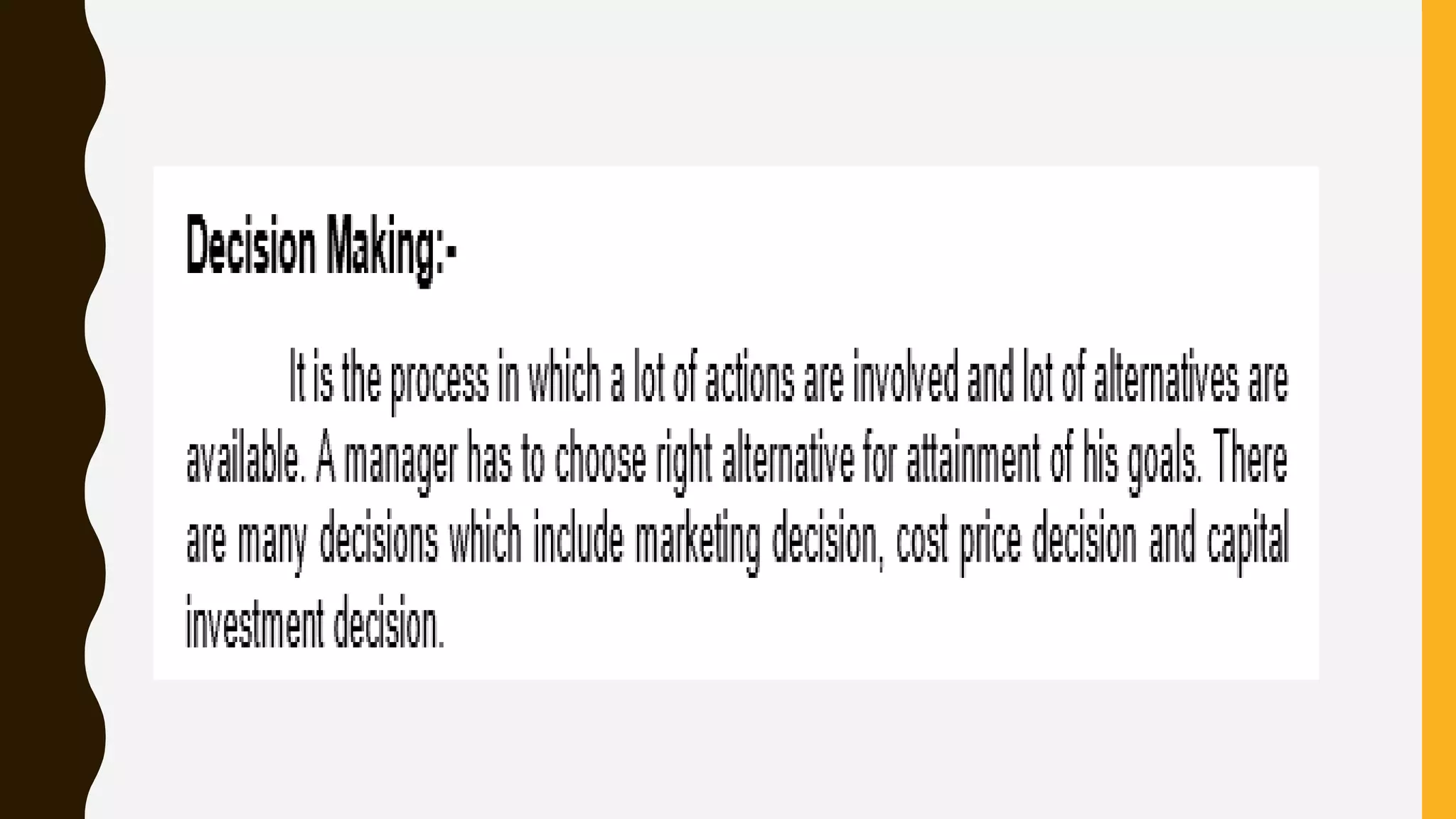 Organization and management 2 Management Function