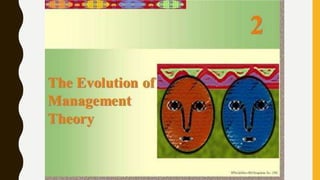 Organization and management 3 a Evolution of Management Theory | PPTX