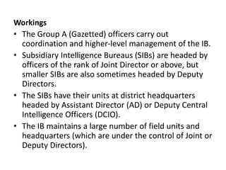 Ib Ranks Organization and structure of Indian police.pptx