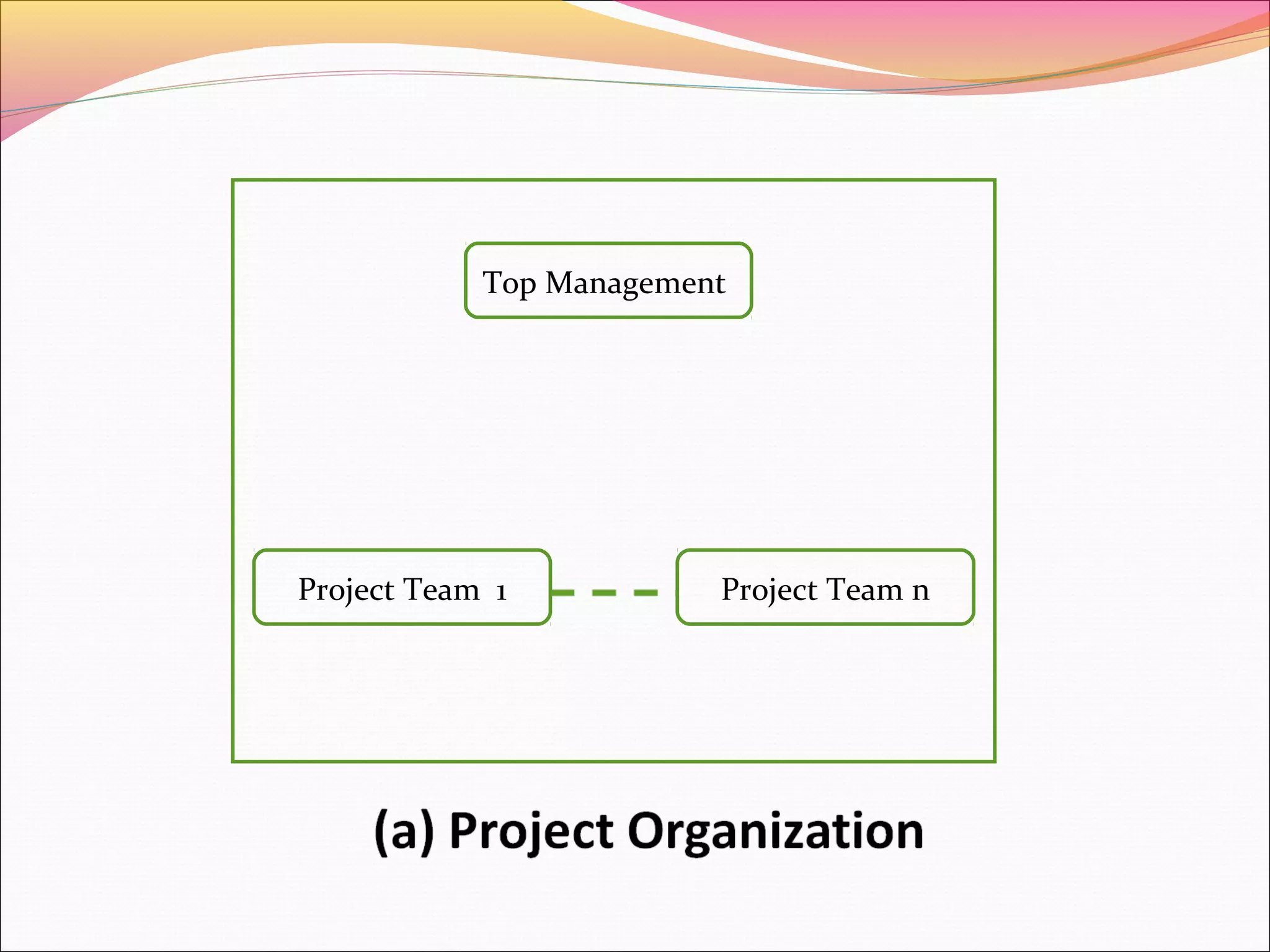 Top Management

Project Team 1

Project Team n

 