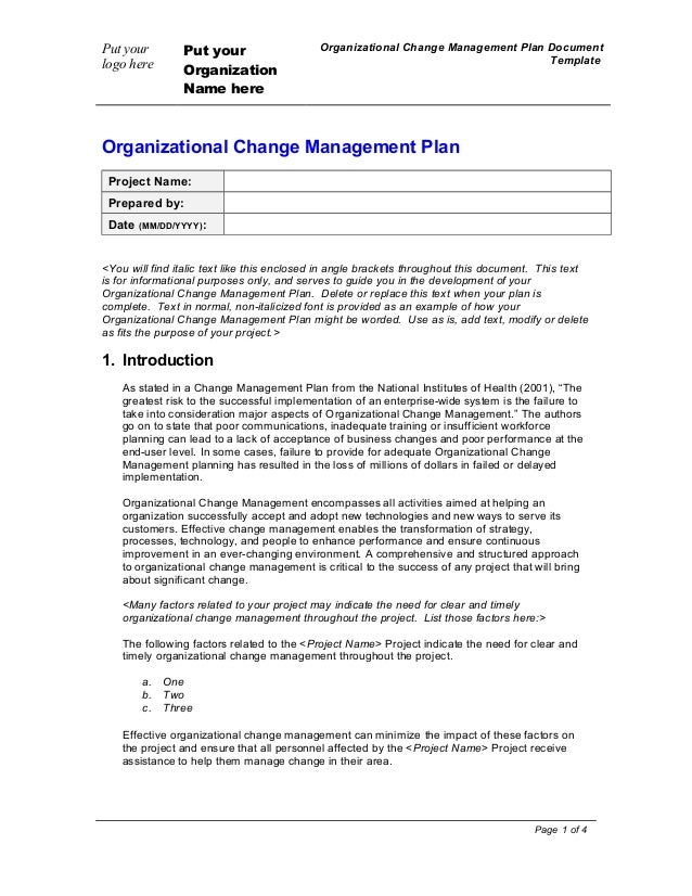 Organization and management plan pdf image