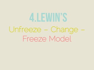 Unfreeze – Change –
Freeze Model
 